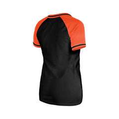 San Francisco Giants Women's Gameday V-Neck T-Shirt - Black | New Era