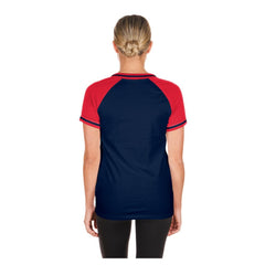 Boston Red Sox Women's Gameday V-Neck T-Shirt - Navy | New Era