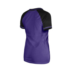 Colorado Rockies Women's Gameday V-Neck T-Shirt - Purple | New Era