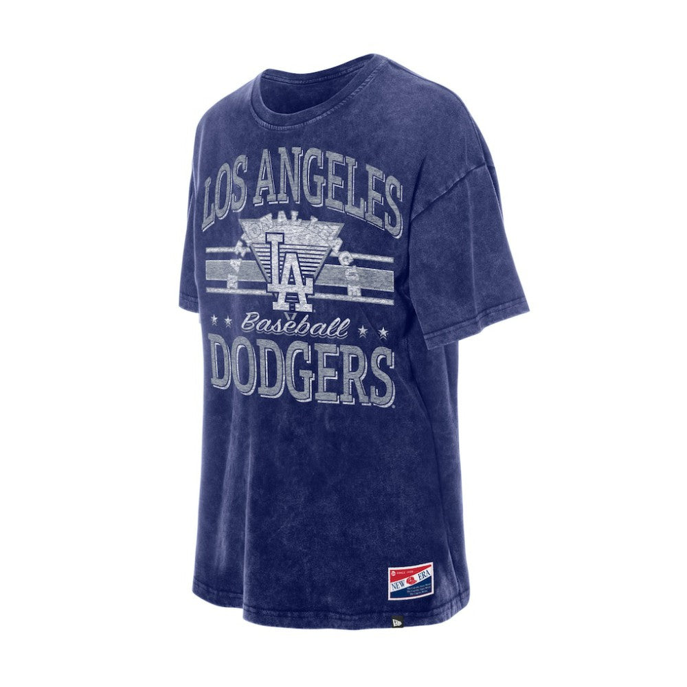 Los Angeles Dodgers Women's Oversized Boyfriend T-Shirt - Blue | New Era