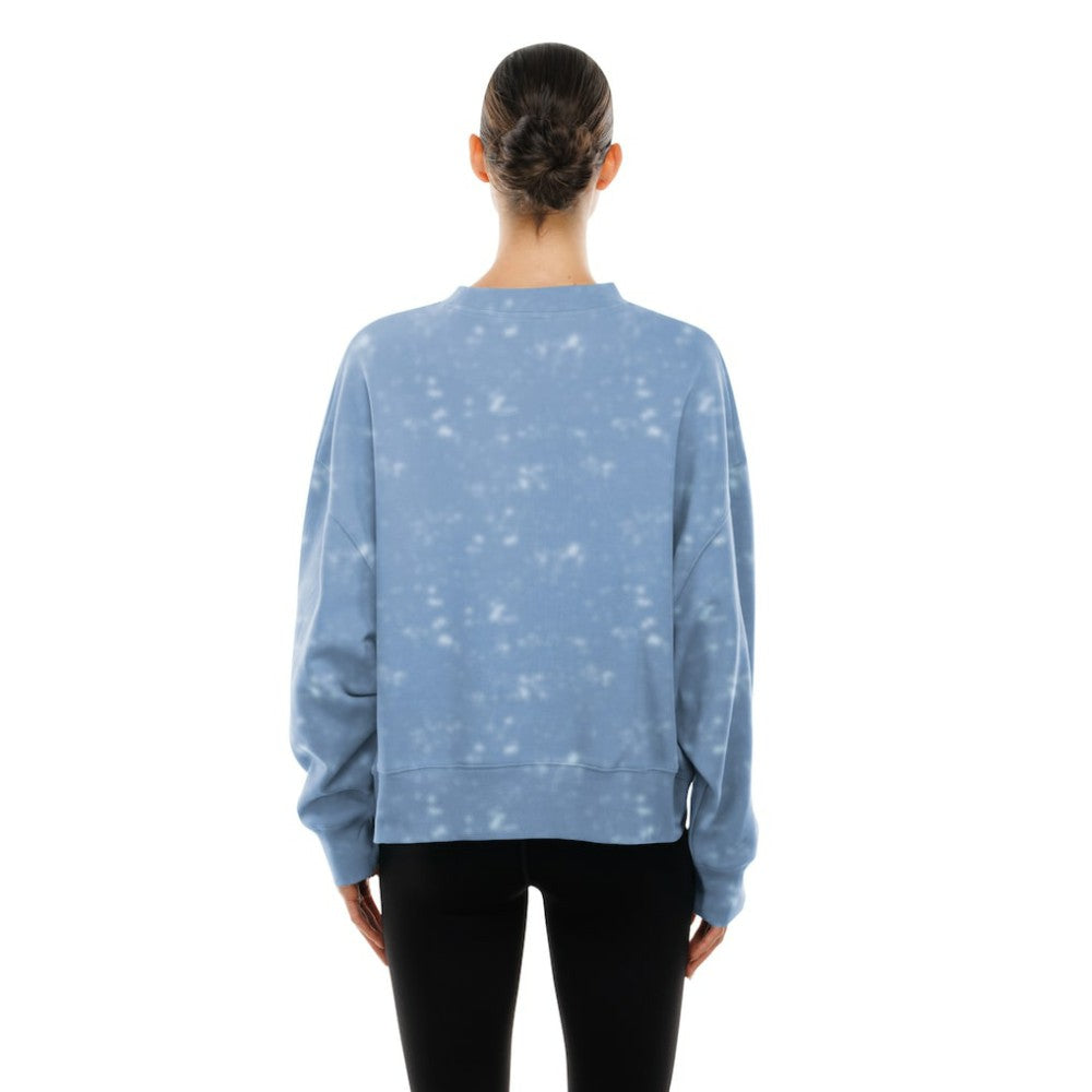 Philadelphia Phillies Women's Throwback Oversized Boxy Sweatshirt - Light Blue | New Era