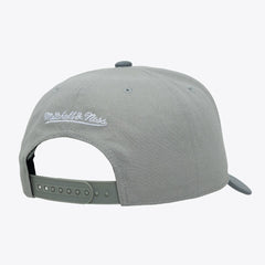 New York Mets Thunderstorm Head Coach Pro-Crown Adjustable Hat - Gray | Mitchell & Ness