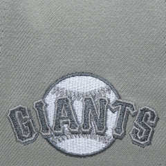 San Francisco Giants Thunderstorm Head Coach Pro-Crown Adjustable Hat - Gray | Mitchell & Ness