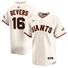 Rafael Devers San Francisco Giants Home Limited Player Jersey - Cream | Nike