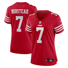 NFL San Francisco 49ers Thomas Morstead  Women's Team Game Jersey