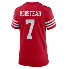 NFL San Francisco 49ers Thomas Morstead  Women's Team Game Jersey