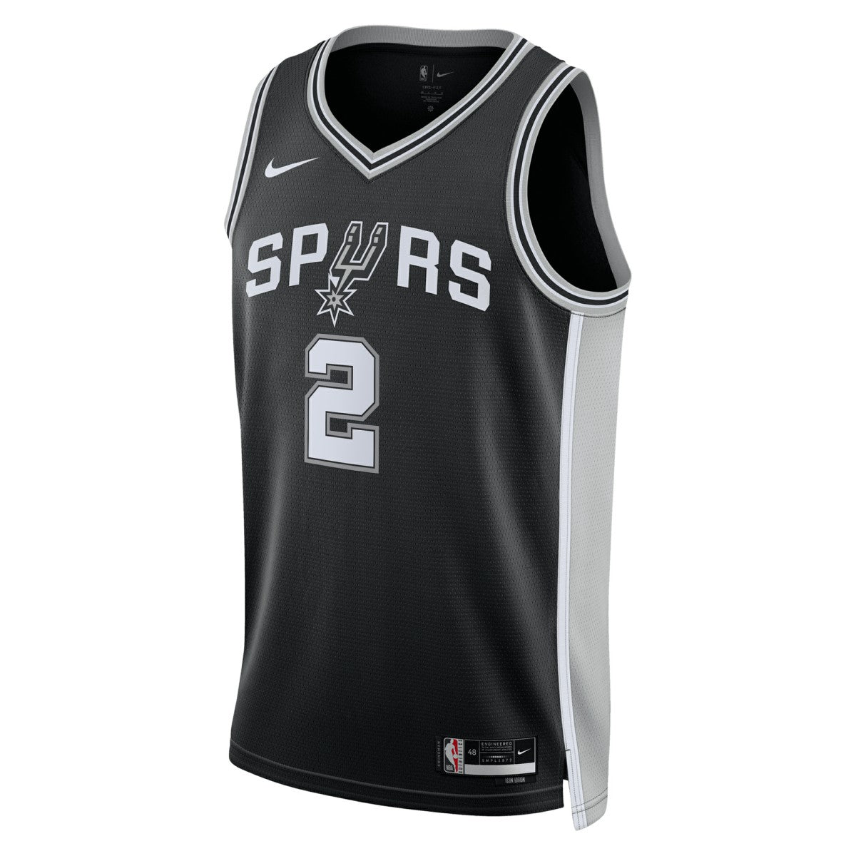 Dylan Harper San Antonio Spurs Unisex 2025 NBA Draft First Round Pick Swingman Jersey - Icon Edition - Black | Nike outlet