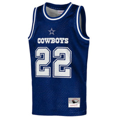 NFL Dallas Cowboys Emmitt Smith  Youth Retired Player NFL Basketball Fashion Jersey