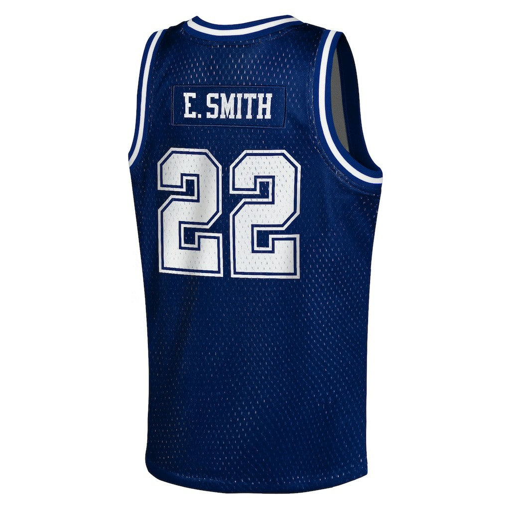 NFL Dallas Cowboys Emmitt Smith  Youth Retired Player NFL Basketball Fashion Jersey