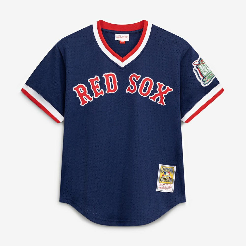 Nomar Garciaparra Boston Red Sox Authentic Batting Practice Jersey - Navy | Mitchell & Ness