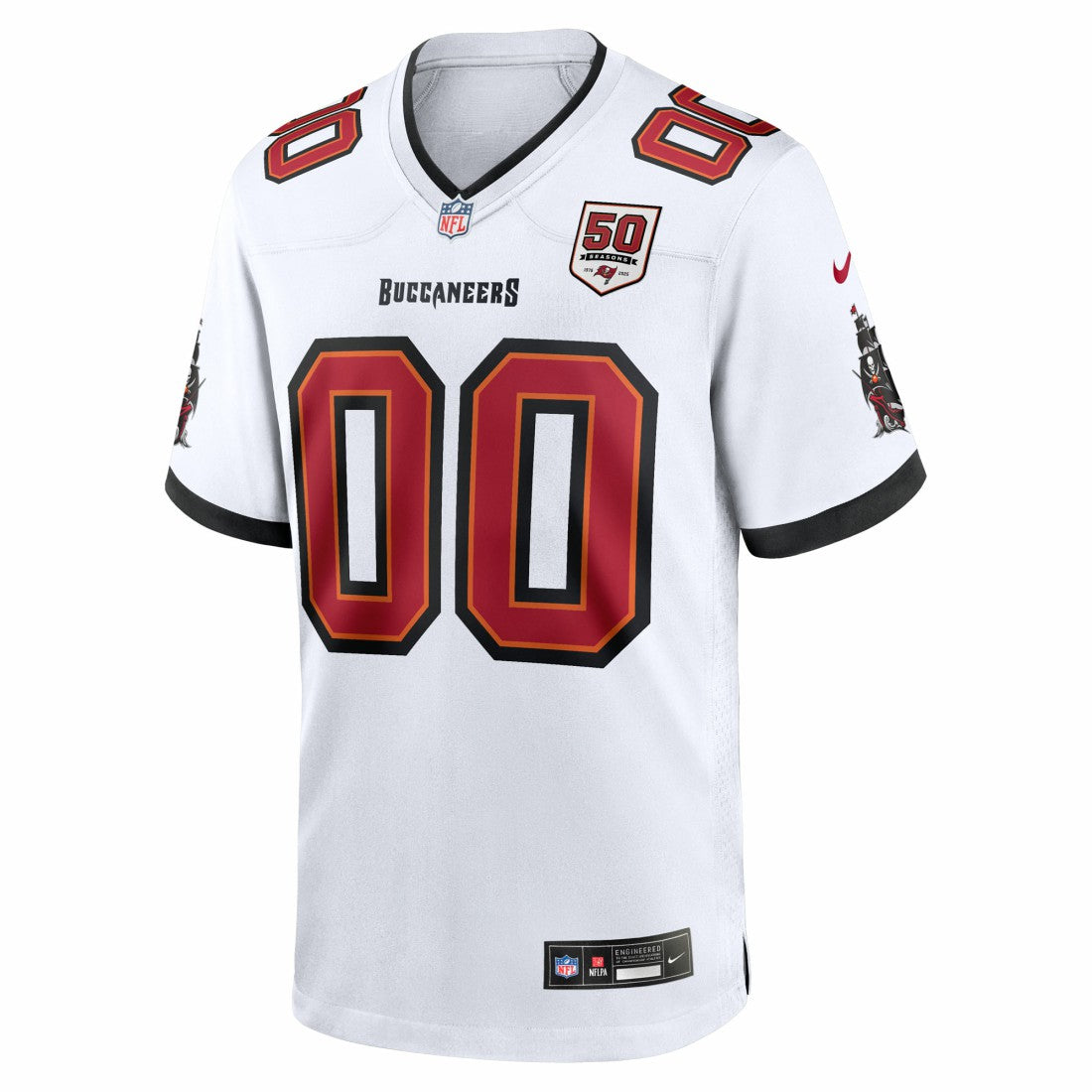 NFL Tampa Bay Buccaneers 50th Season Custom Game Jersey