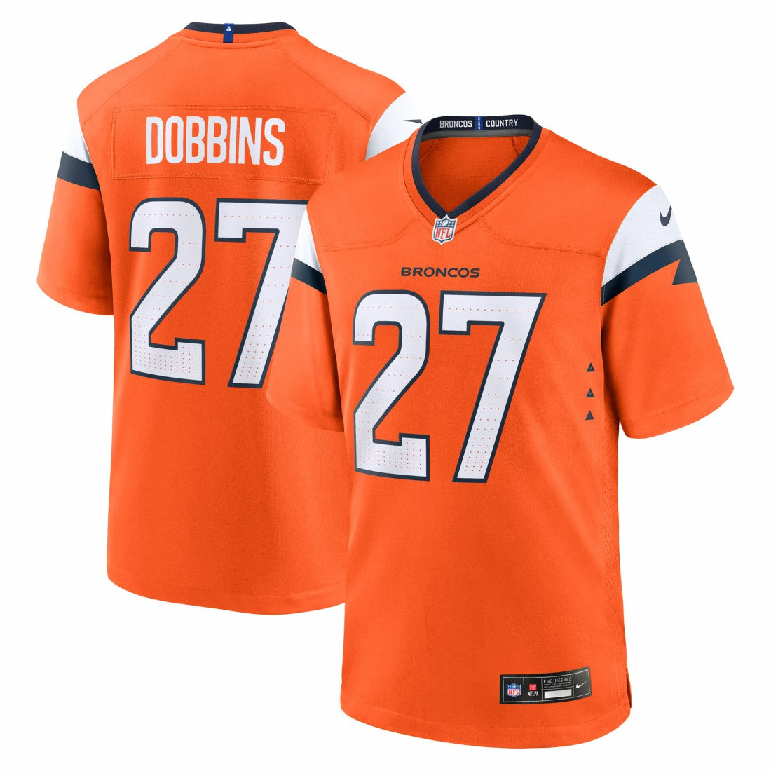 NFL Denver Broncos J.K. Dobbins  Team Game Jersey