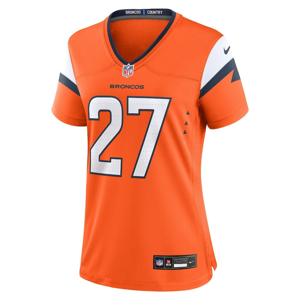 NFL Denver Broncos J.K. Dobbins  Women's Team Game Jersey