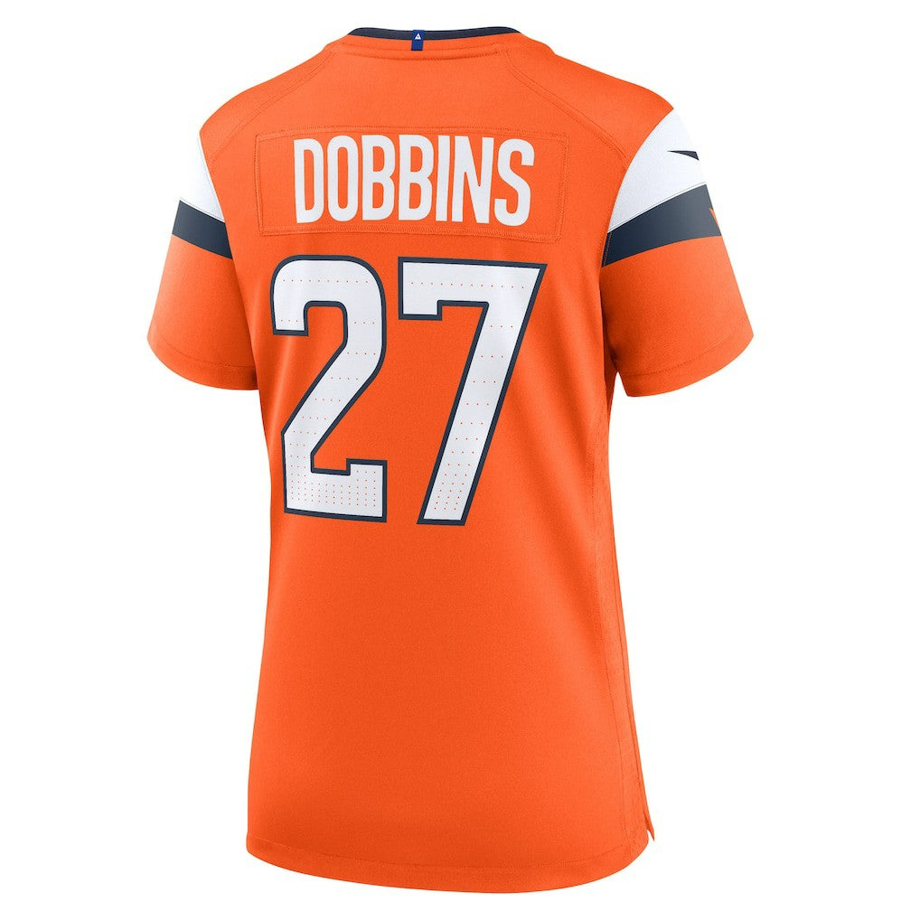 NFL Denver Broncos J.K. Dobbins  Women's Team Game Jersey