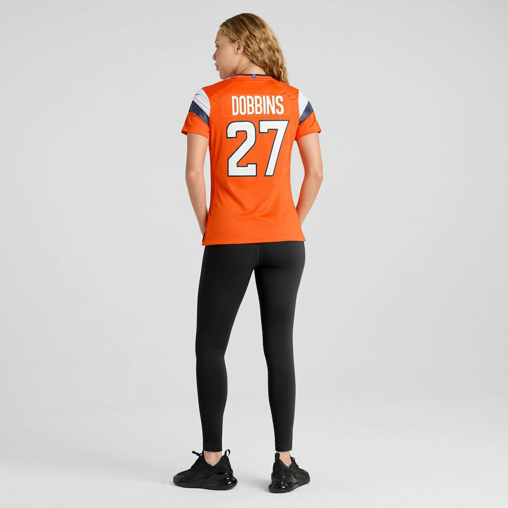 NFL Denver Broncos J.K. Dobbins  Women's Team Game Jersey