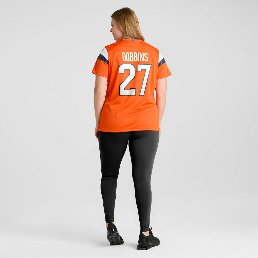 NFL Denver Broncos J.K. Dobbins  Women's Team Game Jersey