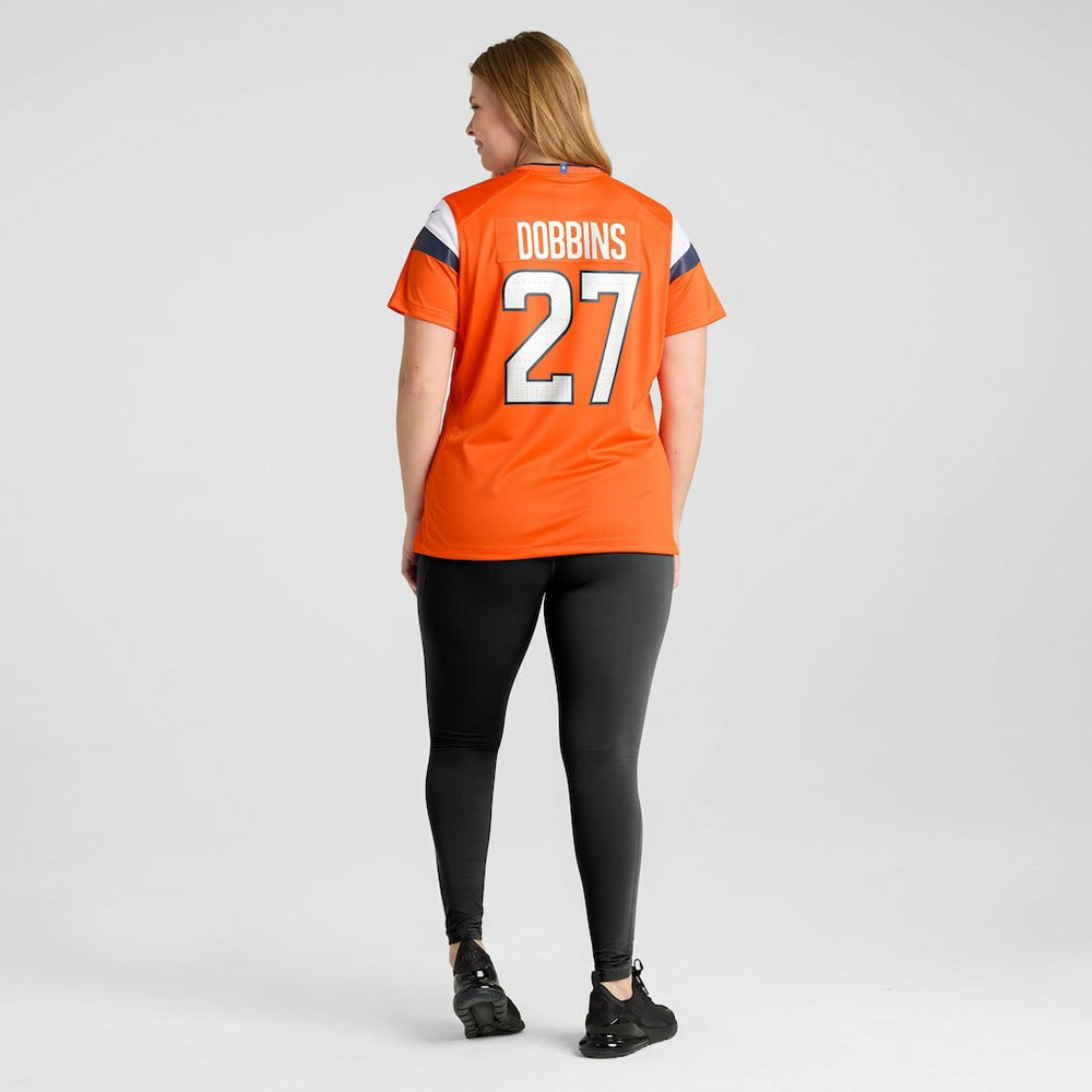 NFL Denver Broncos J.K. Dobbins  Women's Team Game Jersey