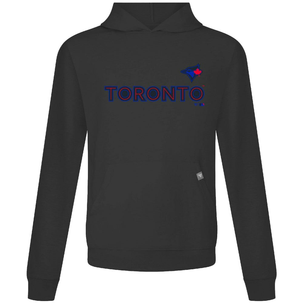 Toronto Blue Jays Levelwear City Connect Relay Core Logo Pullover Hoodie - Black
