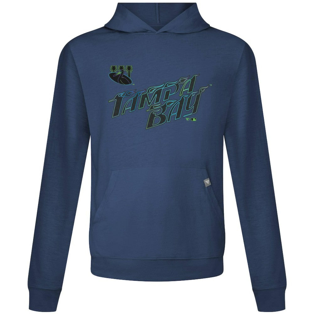 Tampa Bay Rays Levelwear City Connect Relay Core Logo Pullover Hoodie - Navy