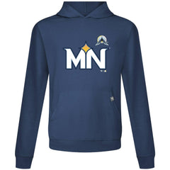 Minnesota Twins Levelwear City Connect Relay Core Logo Pullover Hoodie - Navy