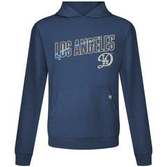 Los Angeles Dodgers Levelwear City Connect Relay Back Splash Pullover Hoodie - Navy