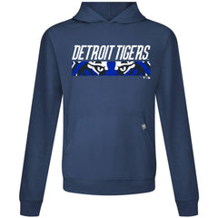 Detroit Tigers Levelwear City Connect Relay Back Splash Pullover Hoodie - Navy