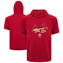 St. Louis Cardinals Levelwear City Connect Phase Back Plash Hoodie T-Shirt - Red