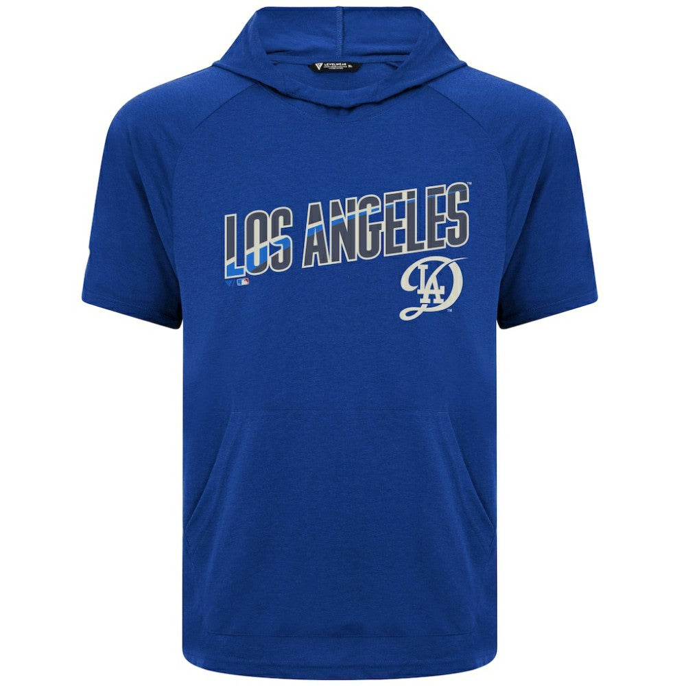 Los Angeles Dodgers Levelwear City Connect Phase Back Plash Hoodie T-Shirt - Royal