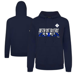 Detroit Tigers Levelwear City Connect Podium Core Logo Pullover Hoodie - Navy