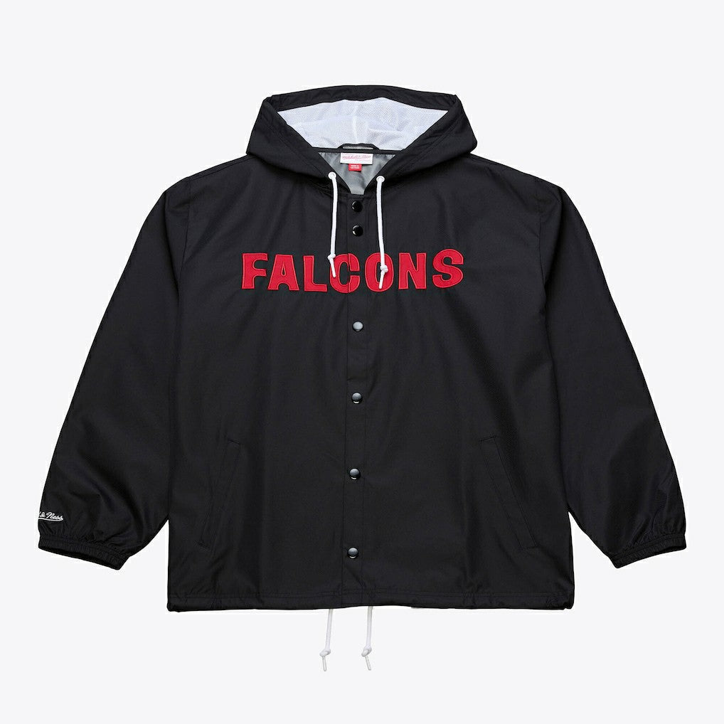 NFL Atlanta Falcons Coaches Full-Snap Hooded Windbreaker Jacket