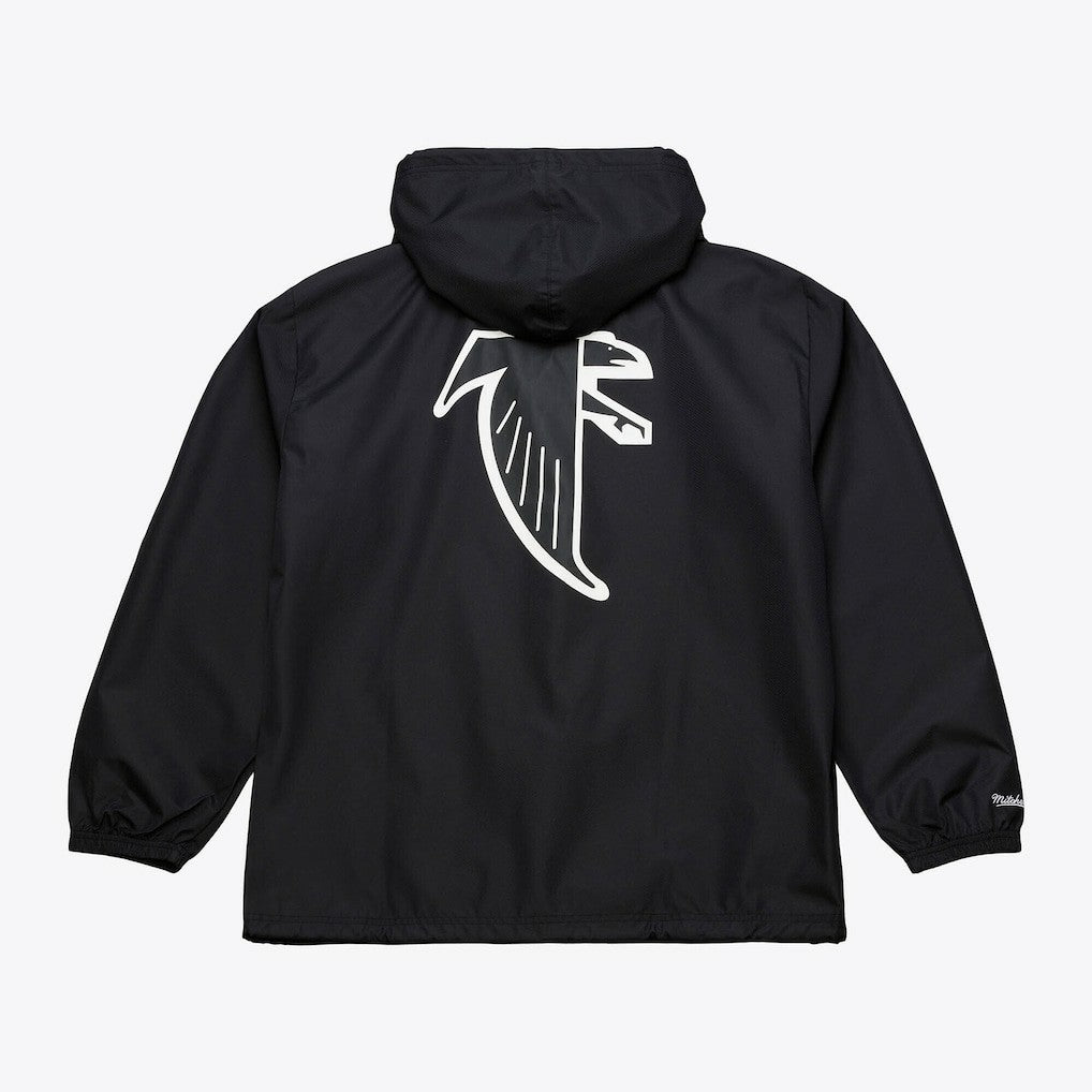 NFL Atlanta Falcons Coaches Full-Snap Hooded Windbreaker Jacket