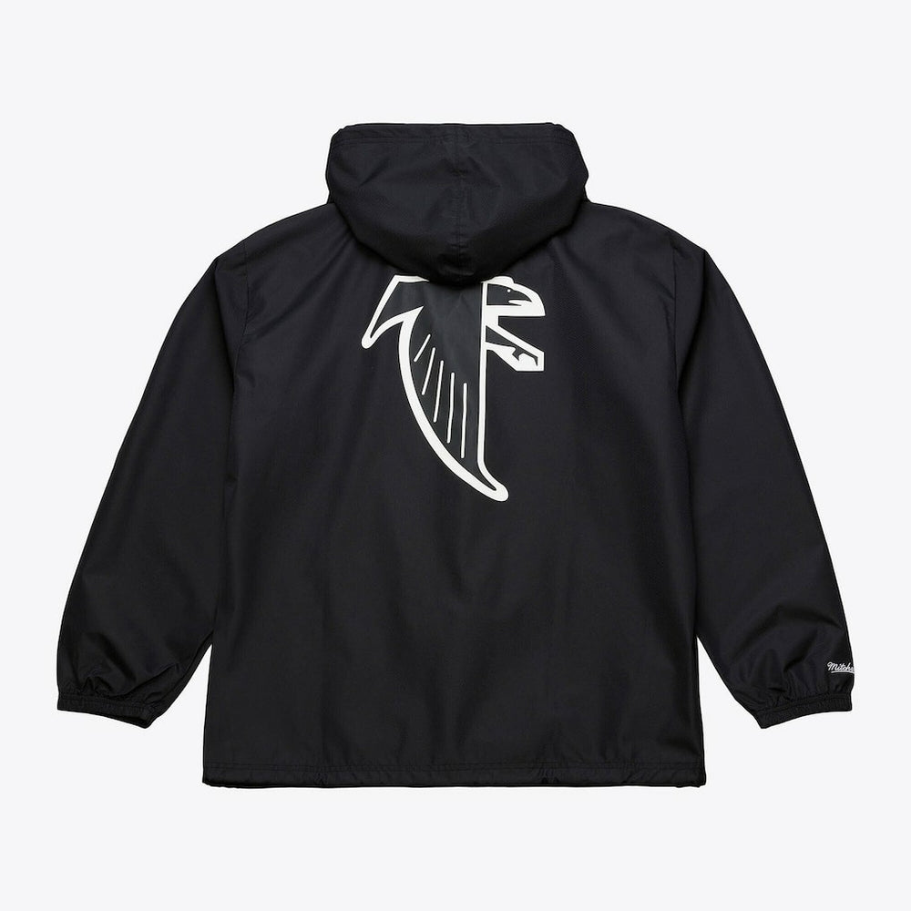 NFL Atlanta Falcons Coaches Full-Snap Hooded Windbreaker Jacket