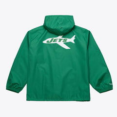 NFL New York Jets Coaches Full-Snap Hooded Windbreaker Jacket