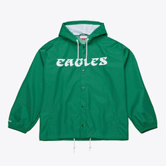 NFL Philadelphia Eagles Coaches Full-Snap Hooded Windbreaker Jacket