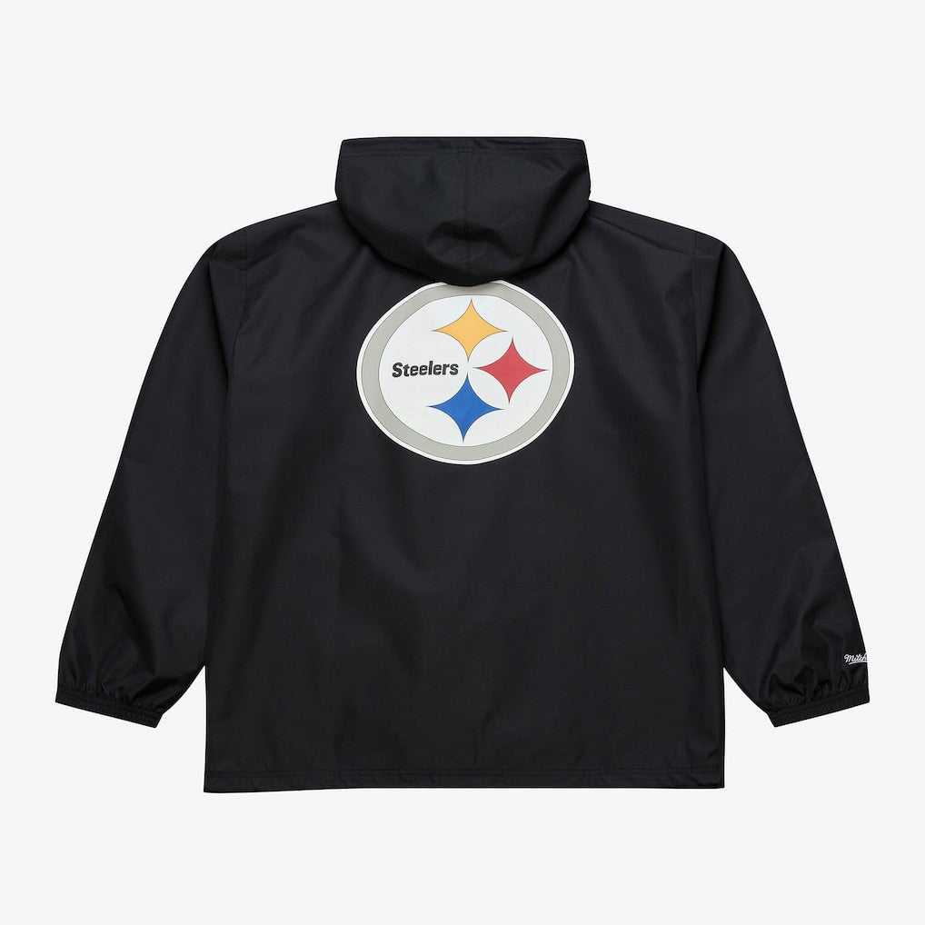 NFL Pittsburgh Steelers Coaches Full-Snap Hooded Windbreaker Jacket
