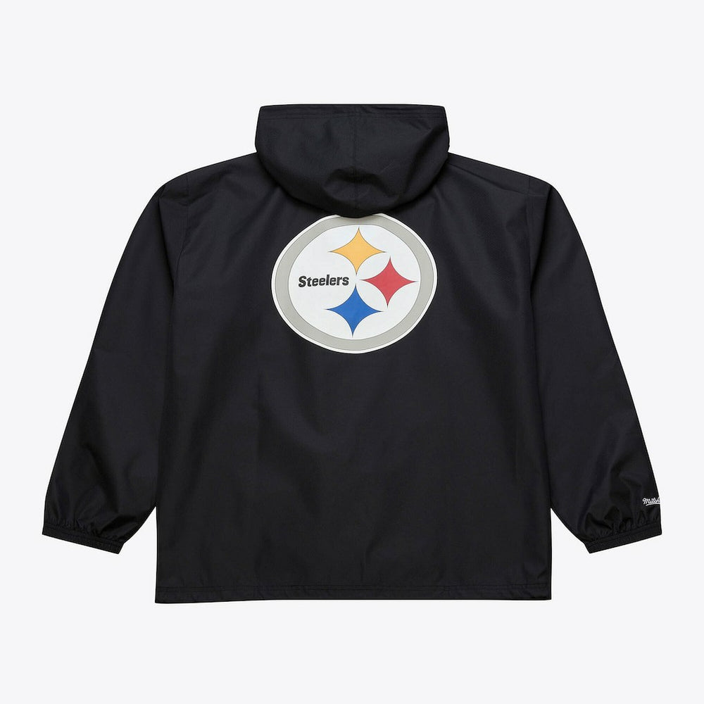 NFL Pittsburgh Steelers Coaches Full-Snap Hooded Windbreaker Jacket