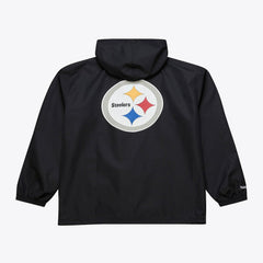 NFL Pittsburgh Steelers Coaches Full-Snap Hooded Windbreaker Jacket