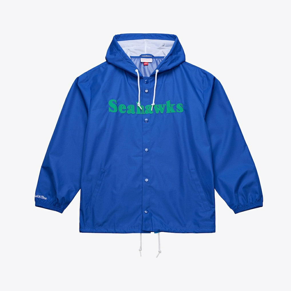 NFL Seattle Seahawks Coaches Full-Snap Hooded Windbreaker Jacket