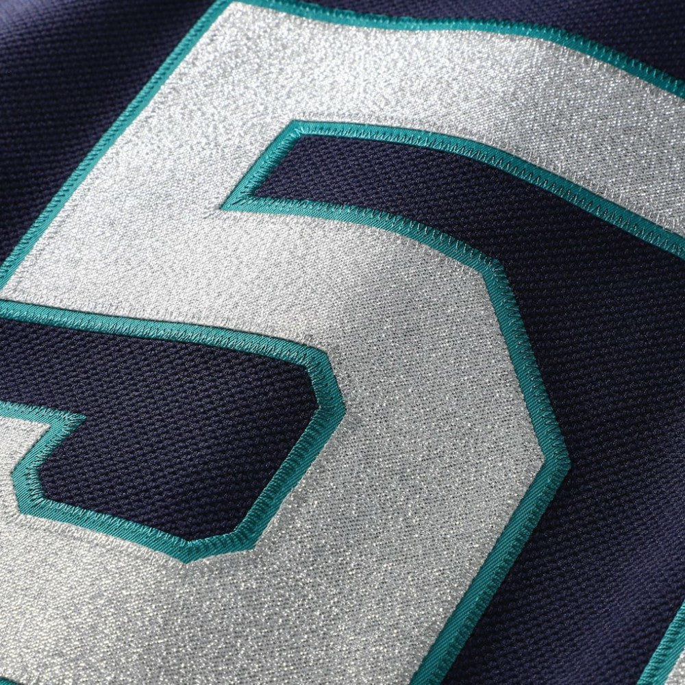 Ichiro Suzuki Seattle Mariners 2006 Cooperstown Mesh Batting Practice Button-Up Jersey - Navy | Mitchell & Ness