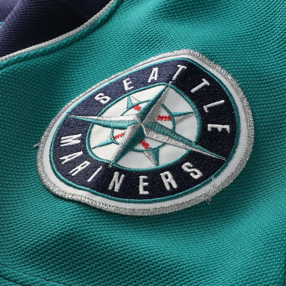 Ichiro Suzuki Seattle Mariners 2006 Cooperstown Mesh Batting Practice Button-Up Jersey - Navy | Mitchell & Ness