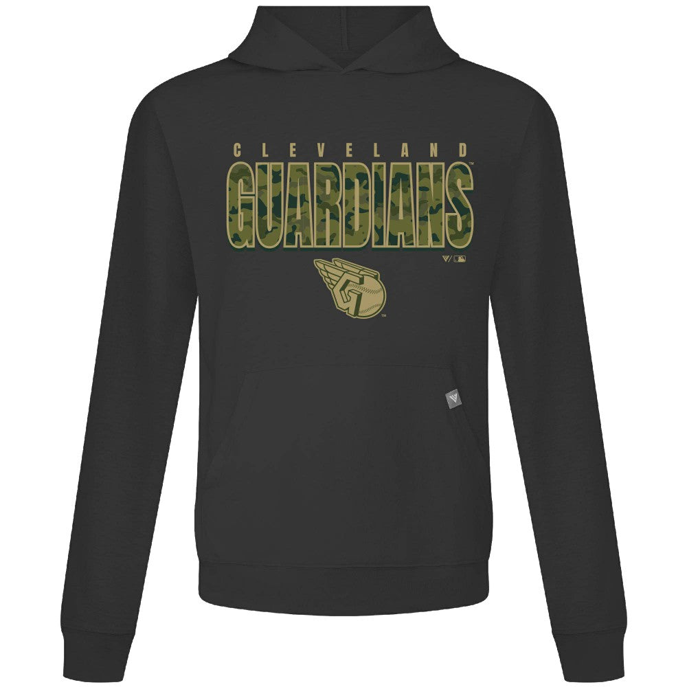 Cleveland Guardians Levelwear Relay Protect Pullover Hoodie - Black