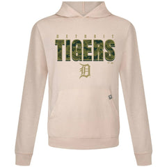 Detroit Tigers Levelwear Relay Protect Pullover Hoodie - Khaki