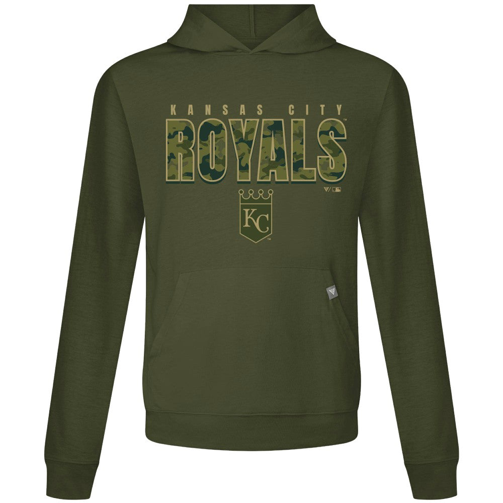 Kansas City Royals Levelwear Relay Protect Pullover Hoodie - Green