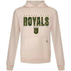 Kansas City Royals Levelwear Relay Protect Pullover Hoodie - Khaki
