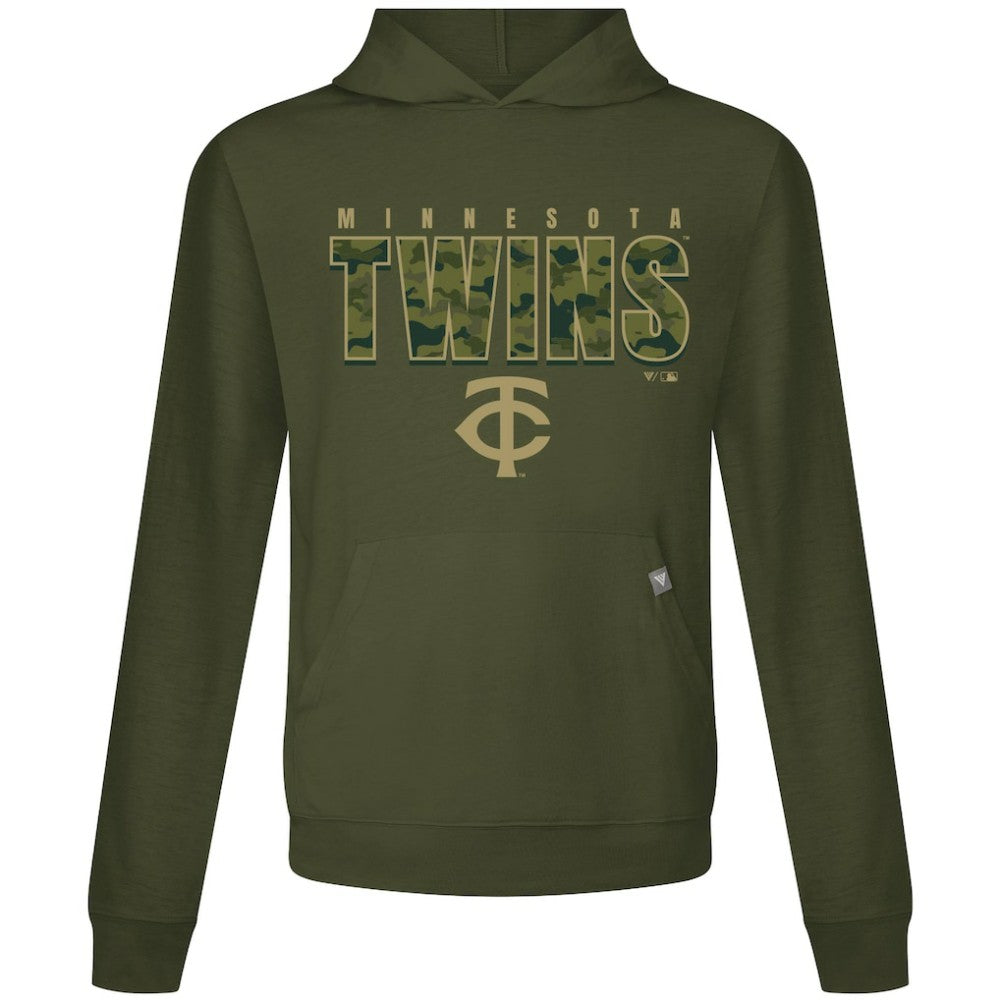 Minnesota Twins Levelwear Relay Protect Pullover Hoodie - Green