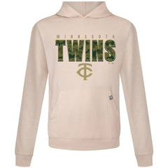 Minnesota Twins Levelwear Relay Protect Pullover Hoodie - Khaki