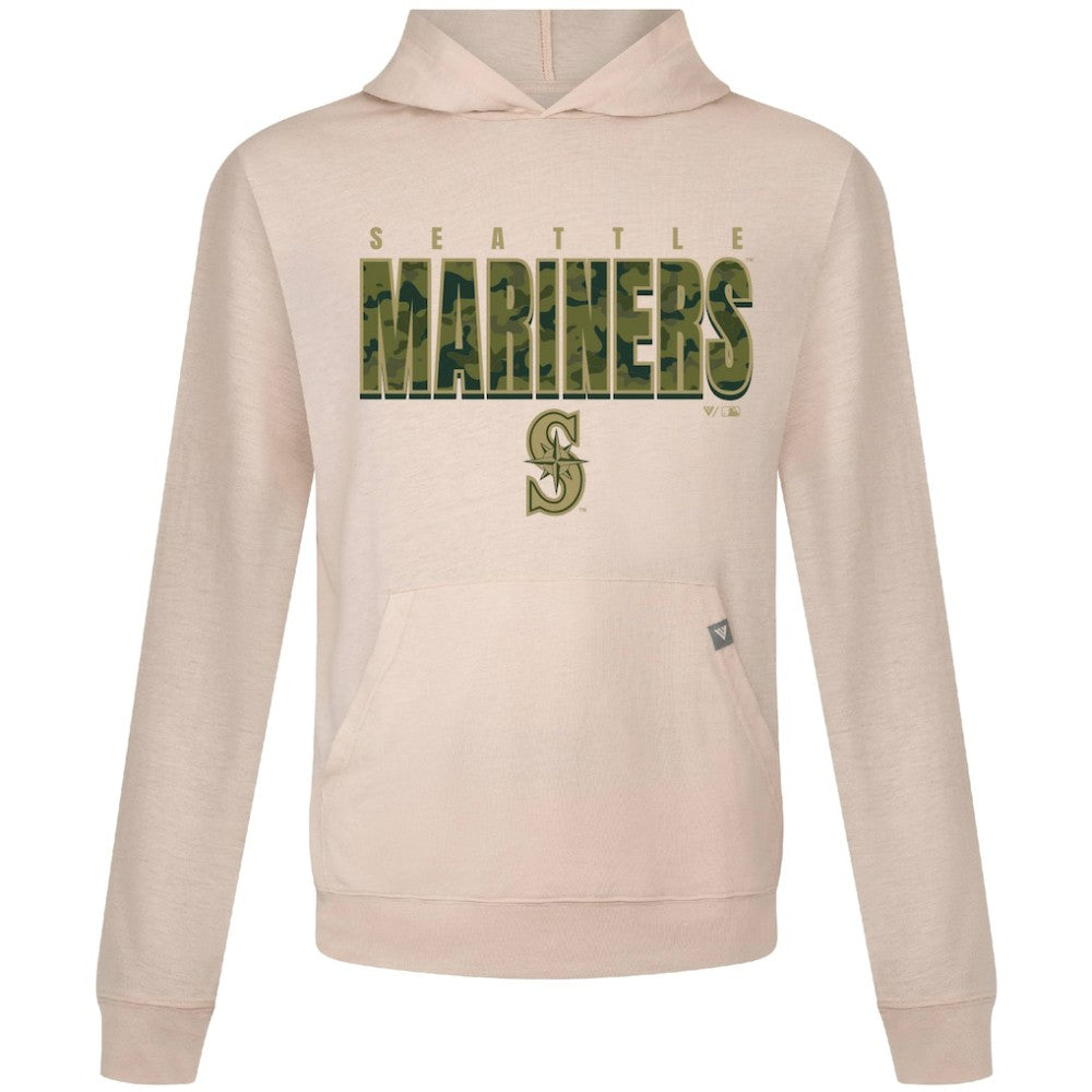 Seattle Mariners Levelwear Relay Protect Pullover Hoodie - Khaki