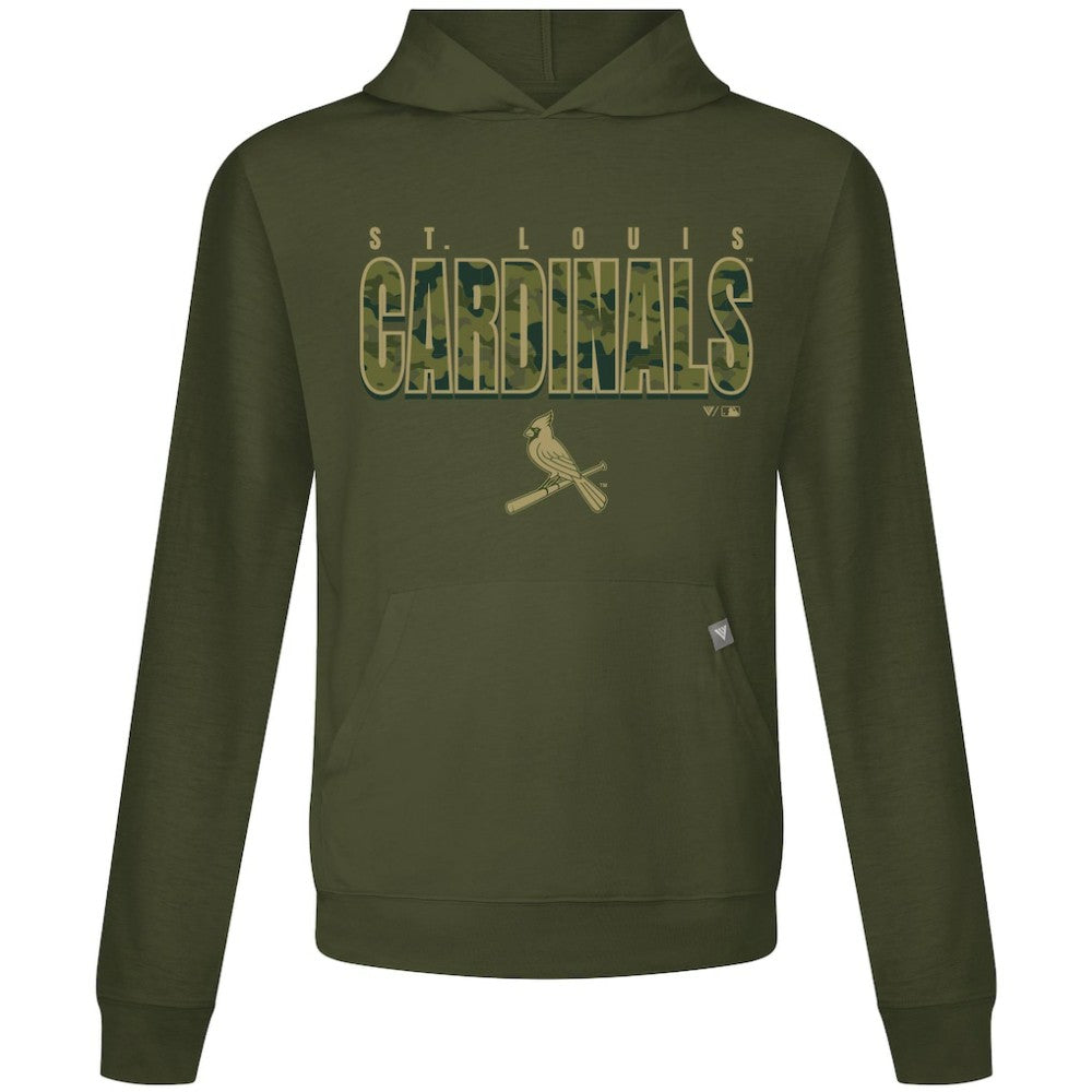St. Louis Cardinals Levelwear Relay Protect Pullover Hoodie - Green