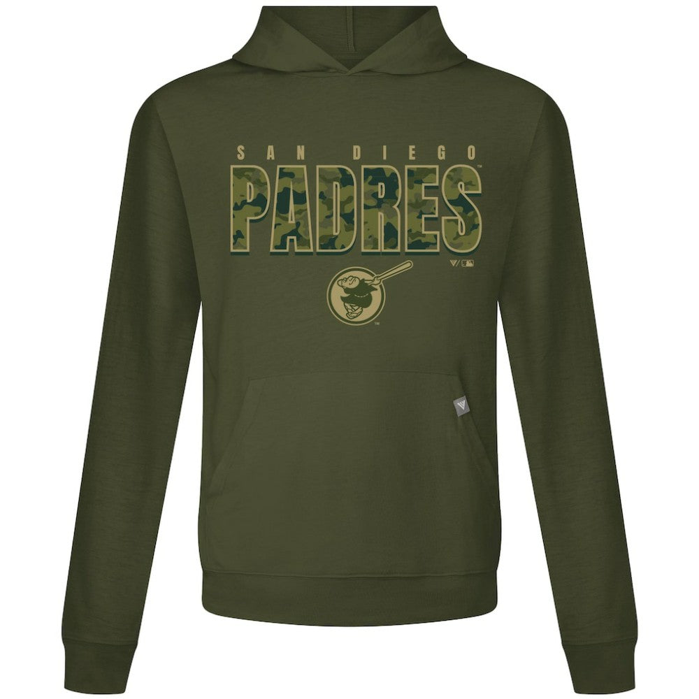 San Diego Padres Levelwear Relay Protect Pullover Hoodie - Green