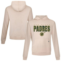 San Diego Padres Levelwear Relay Protect Pullover Hoodie - Khaki